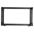 Miniatyrbillede 6 af 8: 2‑DIN Facia Trim Navigation Fascia Central Control Stereo Radio DVD Panel til Saab 9‑3 2007‑2010