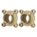 Miniatyrbillede 3 af 8: 2 stk. Hjul bagakselnav 28 tands spline 4 stifter til 50CC 110CC 150CC firhjuling ATV Go Kart