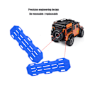 Miniatyrbilde 7 av 8: 2 stk Antislipplater for 1/10 RC Crawler Bil RC Modell Klatrebil Dekorasjon (Blå)