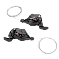 Miniatyrbillede 1 af 8: 1 Par Tripelhastigheds Cykel Gearskifte Derailleur Venstre/Højre Skifter (3x7Hastighed)