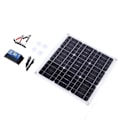 Miniatyrbillede 1 af 8: 30W Solpanel Kit med Dobbelt USB DC Udgang Solceller 100A Controller til Bilbatteri Båd