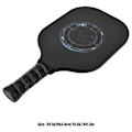 Miniatyrbild 8 av 8: Bärbar Pickleball-Racket i Kolfiber för Utomhussporter, Träning och Optimal Bollkontroll