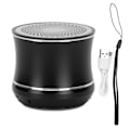 Miniatyrbillede 1 af 8: Mini Bluetooth Højttaler IP67 Vandtæt Auto Connect Bærbar Trådløs Højttaler med Basradiator til Brusebad Cykel Bil Sort
