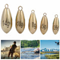 Miniatyrbild 3 av 8: 16 st/ask Koppar Sänken Vikter Fiskeutrustning Tillbehör