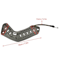 Pikkukuva 4 / 8: Tactic Military Combat Kypärän Sivukiskot Lanyard-Kiinnitysruuveilla Tarvikkeet (Vihreä)