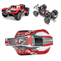 Pikkukuva 4 / 8: Vakio 1/16 mittakaavan Off Road -koria RC-autolle REMO (Punainen D5602)