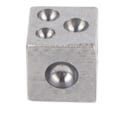 Miniatyrbilde 8 av 8: Kvadratisk Dapping Block Profesjonell Smykkemetallforming Verktøy for Smykkeproduksjon 25 X 25mm / 1 X 1in