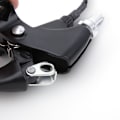 Miniatyrbild 8 av 8: 1 Par Elcykel E-cykel Bakbroms Spak Handtag Grepp Montering (Svart)