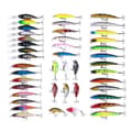 43-pak fiskesluk wobbler, Minnow mixed multifärg multicolor