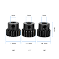 Miniatyrbilde 2 av 8: 32DP ￠5mm 13-15T 16-18T 19-21T Motor Pinjongirsett for 1/8 RC Bil (16T 17T 18T)