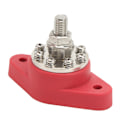 Miniatyrbillede 3 af 8: 3/8in Rød M10 Enkelt Stud Strømfordelingsterminal 12V 48V Batteri Junction Post Bus Bar Block Stud til Biler Autocampere Skibe Lastbiler