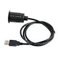 Pikkukuva 5 / 8: Kaksi USB 2.0 uros - USB 2.0 naaras vedenpitävä Plug and Play -autoteline upotettava kaapeli USB-kojelaudan asennuskaapeli autoon