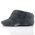 Miniatyrbild 3 av 5: 【BEMS】Washed Cotton Military Cap, Cadet Cap, Unique Vintage Design (JS)