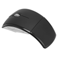 Miniatyrbillede 8 af 8: Foldbar Trådløs Mus Bærbar Kompakt 2.4G Trådløs Foldbar Mus 1600dpi Mat Kontor Gaming Mus Sort