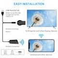 Miniatyrbillede 4 af 8: Trådløs Display Modtager 720 / 1080P HD Display Modtager Indbygget Antenne