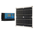 Miniatyrbilde 3 av 8: RV Solcellepanel 12W Mono Solcelle Batterilader Panel Adaptiv Integrert Spenningsreguleringsmodul Intelligent Kontroll med Laderegulering 30A