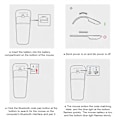 Miniatyrbillede 8 af 8: Bluetooth Foldbar Trådløs Ergonomisk Arc Touch Computermus Stille PC Mus