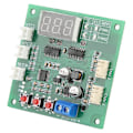 Miniatyrbild 6 av 8: DC10‑60V 2-kanals 4-tråds fläkt PWM temperaturhastighetsregulator styrmodul interna fläktkomponenter