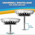 Miniatyrbillede 3 af 4: Køkkenafløbsfilter Erstatningsprop Kompatibel med afløbsfilter Kompatibel med affaldshåndtering 79mm