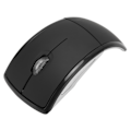 Miniatyrbillede 6 af 8: Foldbar Trådløs Mus Bærbar Kompakt 2.4G Trådløs Foldbar Mus 1600dpi Mat Kontor Gaming Mus Sort