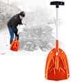 Miniatyrbilde 4 av 8: Teleskopisk snøskuffe i aluminium, avtakbar, oransje