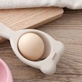 Miniatyrbillede 2 af 2: Praktisk Æggeblomme-Hvid Separator i Hvedehalm til Køkkenmadlavning og Bagning (Beige)