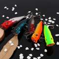Pikkukuva 4 / 7: 5 kpl Popper-uistinten sarja, Bass Crankbaits, vieheet, kalastustarvikkeet, ahvenen vieheet