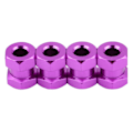 Miniatyrbillede 2 af 8: 4 stk. 12mm RC Hex Hjulnav Metal Adapter til D90 AX10 CC01 SCX10 F350 Crawler (15mm Lilla)