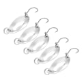 Miniatyrbilde 7 av 8: 10 stk Fiskeblink Wobbler Agnspoon Stil Kunstig Metall Agnskroker (Sølv, 5g)