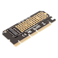 Miniatyrbillede 4 af 8: M.2 NVME SSD til PCIE3.0X16 Adapterkort med Køleplade til PM961 960EVO SM961 SM951 PM951 Support PCIE X4 X8 X16 NVME Adapter
