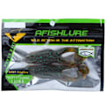 Miniatyrbillede 2 af 8: 2 stk./sæt 105mm 13g Frøformet Fiske-Agnsoft Livagtig Fiske-Lokkemad (7 Mørkegrøn)