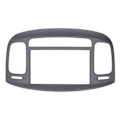 Miniatyrbilde 6 av 8: 2DIN Bilstereo Radio Fascia Dash Panel DVD Ramme ABS Erstatning for Accent 2009‑2012