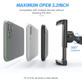 Miniatyrbilde 4 av 8: Webkamera Stativ Telefonholder med Universal 1/4 Tommers Skruer Fleksibel Arm 360 Skrivebord Seng Gåsehalsstiv Stativ for Mobiltelefon
