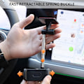 Miniatyrbilde 5 av 8: Universal bilholder 360 graders roterende telefonholder Bilholder Stativ bred kompatibilitet