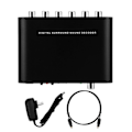 Miniatyrbillede 1 af 8: Digital DTS Kanaldekoder 5.1 Audiokonverter Optisk Fiber Koaksial Lydadapter 110‑240V