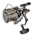 Pikkukuva 4 / 8: GX Fishing Spinning Reel Ruostumattomasta Teräksestä Valmistettu Laakeri Vasen/Oikea Vaihdettavat Kahva Pyörä GX8000