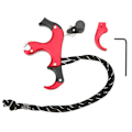 Miniatyrbillede 1 af 8: Universal Compound Bueslippesystem med Tre eller Fire Fingre Greb Tommel Caliper Trigger Rød