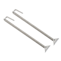 Miniatyrbilde 6 av 8: 2 stk Båtluke Støtfjær Rustfritt Stål Justerer Porthull Dørlås Fjær for Yachter Campere 225x15mm