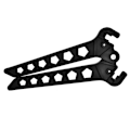Miniatyrbillede 7 af 8: Foldbar Bærbar Compound Bow Stativ Holder Stativ Beslag til Bueskydning Målskydning