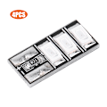 Miniatyrbild 3 av 8: 4 st Mini LED-ljusbräda 4‑6S RC Röda LED-lampor Set för FPV Racing Frame Kit