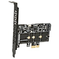 Pikkukuva 3 / 8: PCIE - SATA -laajennuskortti 6Gbps PCIE - SATA3.0 M2 NGFF -laajennuskorttisovitin WinXP:lle Win7 8 10 11:lle Linuxille M2 SATA -nousukortti