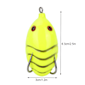 Miniatyrbillede 8 af 8: Kunstig Livagtig Fiskeri Lokkemad Silikon Frø Form Bløde Agner Tackle Tilbehør (gul)