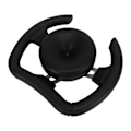Miniatyrbillede 5 af 8: 277mm Racer-Rattet med 135mm Adapter Sort PU Universal Udskiftningsdel til Sport Kart Go Karts