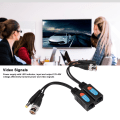 Pikkukuva 7 / 8: 8MP CVI/AHD/TVI/CVBS Video Power Balun -lähetin kiertävällä parilla 12–48V