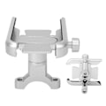 Miniatyrbilde 5 av 8: Universal Motorsykkel Sykkel Sykling Mobiltelefon Styreholder Monteringsbrakett (sølv)