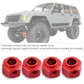 Miniatyrbild 7 av 8: RC-bilhjul Bredare Adapter 9mm Breddningssats för TRAXXAS TRX-4 D90 SCX10 1/10 Bil (Röd)