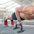 Miniatyrbillede 4 af 8: 1 stk Push-up Stativ Bar til Fitness Sportsudstyr til Træning Bodybuilding (blå)