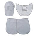 Miniatyrbillede 1 af 8: UV-beskyttelseshat Solskygge Kasket Nylon Mesh med Ansigtsbeskyttelse til Udendørs Fiskeri Klatring