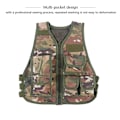 Miniatyrbilde 4 av 5: Varmt barn/ungdomskamuflasjevest for utendørs kampsportjakt (CP Camouflage L)