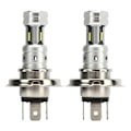 Miniatyrbillede 4 af 8: 2 stk 100W H4 LED Motorcykel Forlygte Pære 360 grader Super Lys CSP Chip Energibesparende erstatning for Suzuki Hvidt Lys 6000K